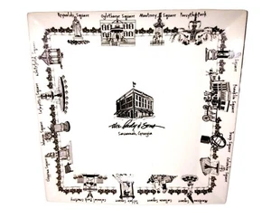 Bandeja para servir Paula Dean The Lady & Sons Savannah Georgia Landmarks 10,5" - Imagen 1 de 11