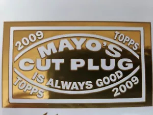 Tarjetas de gabinete Topps Mayo's Cut Plug 2009 (camisetas/reliquia) *Selecciona tu tarjeta* - Imagen 1 de 4