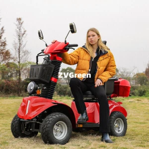 1000W 60V 20AH Four wheel Travel Mobility Scooter battery Motor fit Adult Senior - Picture 1 of 16