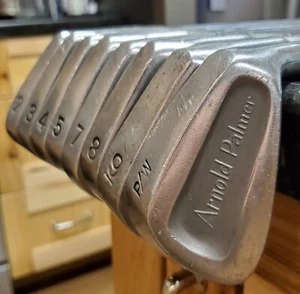Vintage Arnold Palmer Golf Irons 2, 3, 4, 5, 7, 8, 9, PW - Right Handed - Picture 1 of 8
