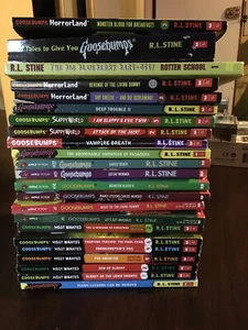 Huge Lot of 23 Goosebumps Paperbacks RL Stine Horror Books Original - Picture 1 of 3