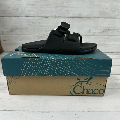 Chaco Chillos Kids Slip-On Sandals Size 2M Ultralight Comfort Black New in Box - Image 1 of 4