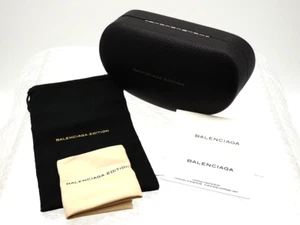 BALENCIAGA 'EDITION' Brillenetui Brillenbox Sonnenbrille Hardcase XXL 'Black NEU - Picture 1 of 6