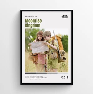 Moonrise Kingdom Movie Poster Print, Wall Art - Unframed - Picture 1 of 3