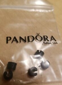 (5) NEW Genuine OEM Authentic Pandora Silicon Rubber Clip Stoppers Lock Gaskets