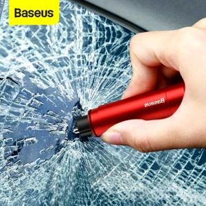 Baseus Car Safety Hammer Window Glass Breaker Seat Belt Cutter Emergency Tool - Picture 1 of 14