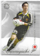 JUBILO IWATA & JAPAN - Yoshikatsu Kawaguchi #7  FUTERA 2007 Football card