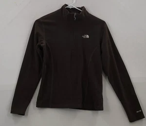 The North Face Girls Brown 1/4 Zip Pullover Fleece Jacket XL Cozy Warm Winter - Picture 1 of 5