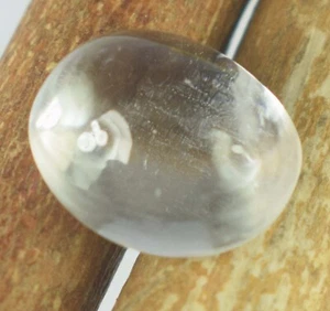 Ceylon weißer Saphir 17,15 kt natürlicher ovaler Cabochon Edelstein zertifiziert C1034 - Bild 1 von 9