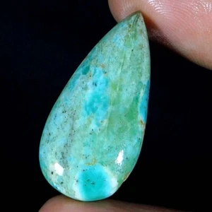 25Cts. 100% Natural UNIQUE Ruby in Fuchsite Pear Cabochon Loose Gemstone - Picture 1 of 3