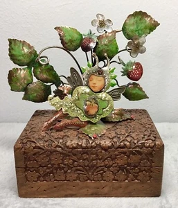 OOAK Sterling Brooch Pendant Mixed Media Art Box Sculpture Artist M. A. Katke - Picture 1 of 9