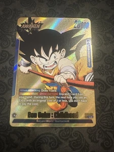 Son Goku : Childhood FB06-025 Gold Leader	Dragon Ball Manga Booster Card Fusion - Picture 1 of 2