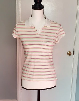 Polo Y2K Vintage Arizona Arco Iris Rayas Talla Mediana Foto 1 de 3