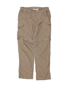 COLUMBIA Womens Omni-Shade Straight Cargo Trousers W36 L34 Beige AK11 - Picture 1 of 3