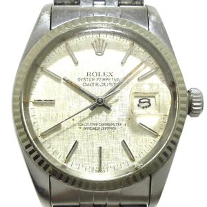 Auth ROLEX Datejust 16014 6444414 Silver Men's Wrist Watch - Picture 1 of 12