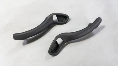 2x Seat Leon Toledo 1M 1998-2006 Interior Door Handle Set BLACK  - Image 1 of 4