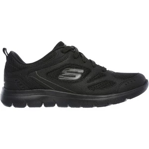 Skechers Summits Suited Womens Training Shoes Black Gym Workout Fitness Trainers - Picture 1 of 4