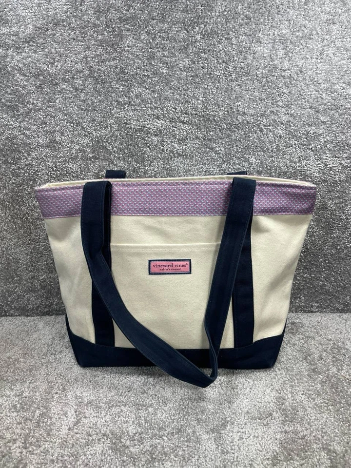 Bolso de Mano Vineyard Vanes para Mujer Martha Blanco Bolsillo Interior Cremallera Doble Asa Correa Foto 1 de 4