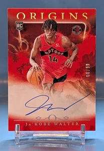 2024 JA'KOBE WALTER ROOKIE AUTO ORIGINS RED /49 @ The Collector's Table - Imagen 1 de 2
