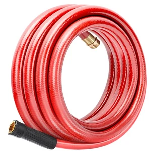 Solution4Patio Homes führender roter Gartenschlauch 5/8 Zoll x 25 Fuß - knickfrei, kein... - Bild 1 von 9