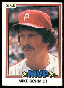 1981 Donruss #590 Mike Schmidt - Picture 1 of 2