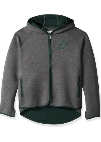 Touch by Alyssa Milano NHL Dallas Stars Womens Drop Kick Jacket Grey S or M Cover