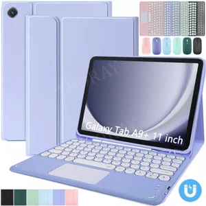 Touchpad Keyboard Case Mouse For Samsung Galaxy Tab A9+ S9 FE/S9 S8 S7 S6 Lite - Picture 1 of 47
