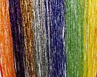 Glänzende kristallklare Taillenperlen (farbig) - Binden