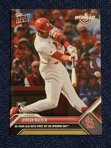 Jordan Walker - 2023 TOPPS NOW #7 - RC Rookie Debut Hit on Opening Day *On Hand* - Picture 1 of 2