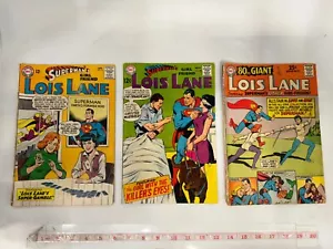 3 Vintage Comic Books DC Superman's Girlfriend Lois Lane - Picture 1 of 4