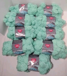 NEW Pomp-a-Doodle Yarn Jumbo Mint 9 Skeins Red Heart Polyester - Picture 1 of 4