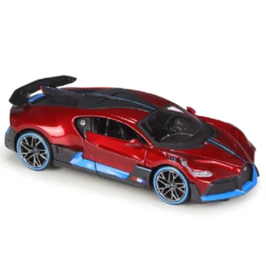Maisto 1:24 Bugatti Chiron Divo Diecast Model Racing Car New in Box Red - Picture 1 of 5