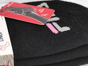 Women's FILA Black No Show Socks - Shoe Liners - 3 Pack - $29 MSRP - Picture 1 of 11