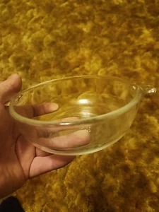 Pyrex 019 Clear Small Casserole Dish No Lid Mixing Bowl - Picture 1 of 4