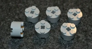 (6) 2x2 Light Gray Round Brick Bricks ~ Lego  ~ NEW ~ - Picture 1 of 1