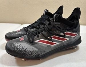 adidas Nebraska Cornhuskers adizero Afterburner 9 Metal Baseball Cleats Size 14 - Picture 1 of 13