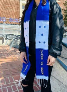 New Honduras Graduation Stole Graduation Class Of 2024 Graduation Sash - Picture 1 of 4