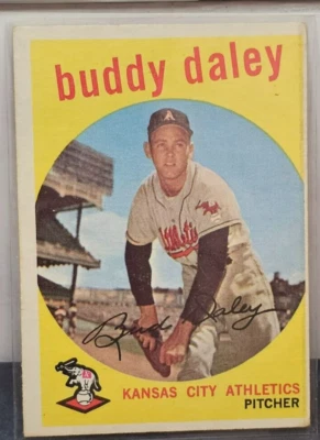 1959 Topps - white back #263 Bud Daley - Image 1 of 2