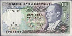 Turkey - Republic - 10,000 Lirasi Note January 14, 1970! - Picture 1 of 2