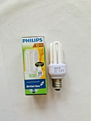 PHILIPS Genie E27 11 watt (CFL Genie Warm White (827) - Image 1 of 3