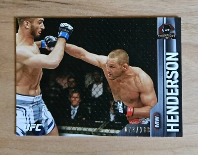 2015 Topps UFC Champions Black Parallel Dan Henderson 73/188 #40 "Hendo" - Image 1 of 3