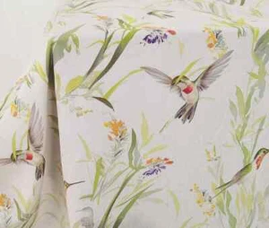 1 Meter X 1.4 Meter Birds Material Viscose Rayon Fabric Summer Clothing Sewing - Picture 1 of 5
