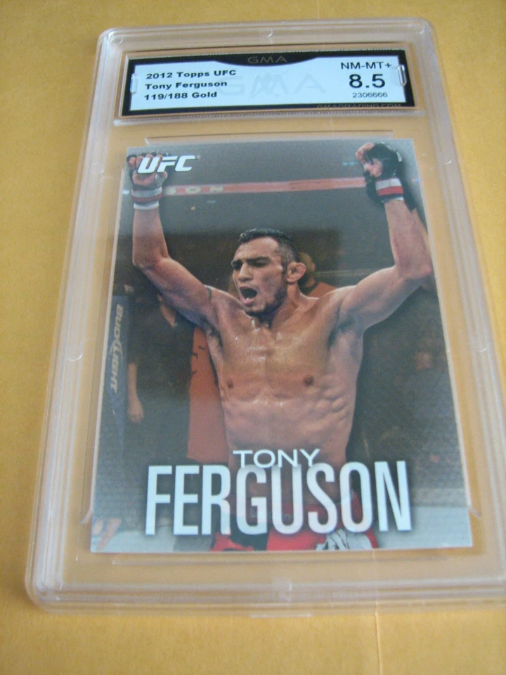 TONY FERGUSON 2012 TOPPS UFC GOLD # 119/188 GRADED 8.5 L@@@K - Image 1 of 1