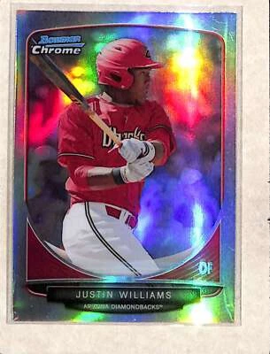 2013 Bowman Chrome #BDPP94 Justin Williams Refractor NM - Image 1 of 2