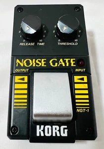Pedal de guitarra vintage KORG NGT-1 Noise gate años 80 hecho en Japón de JAPÓN f/s - Imagen 1 de 8