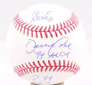 David Cone Autographed Rawlings OML Baseball w/ 3 Stats - Beckett W Hologram - Picture 1 of 12