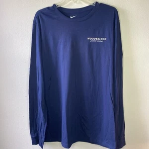 Camiseta Nike MLB Talla XL Woodbridge por Robert Mondavi Manga Larga Azul Marino Nueva con Etiquetas - Imagen 1 de 9
