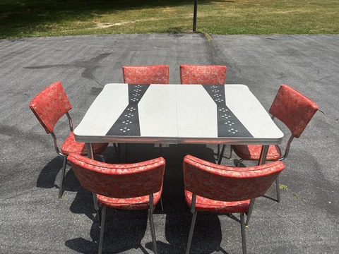 Mid Century Louisville chair company dinette set vintage Cover