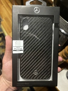 Mercedes Benz Carbon Fiber Dynamic Pattern CASE for iPhone XR - Black - Picture 1 of 3