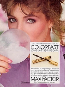 1981 Max Factor Makeup Kelly LeBrock Beauty 1-page MAGAZINE AD - Picture 1 of 1